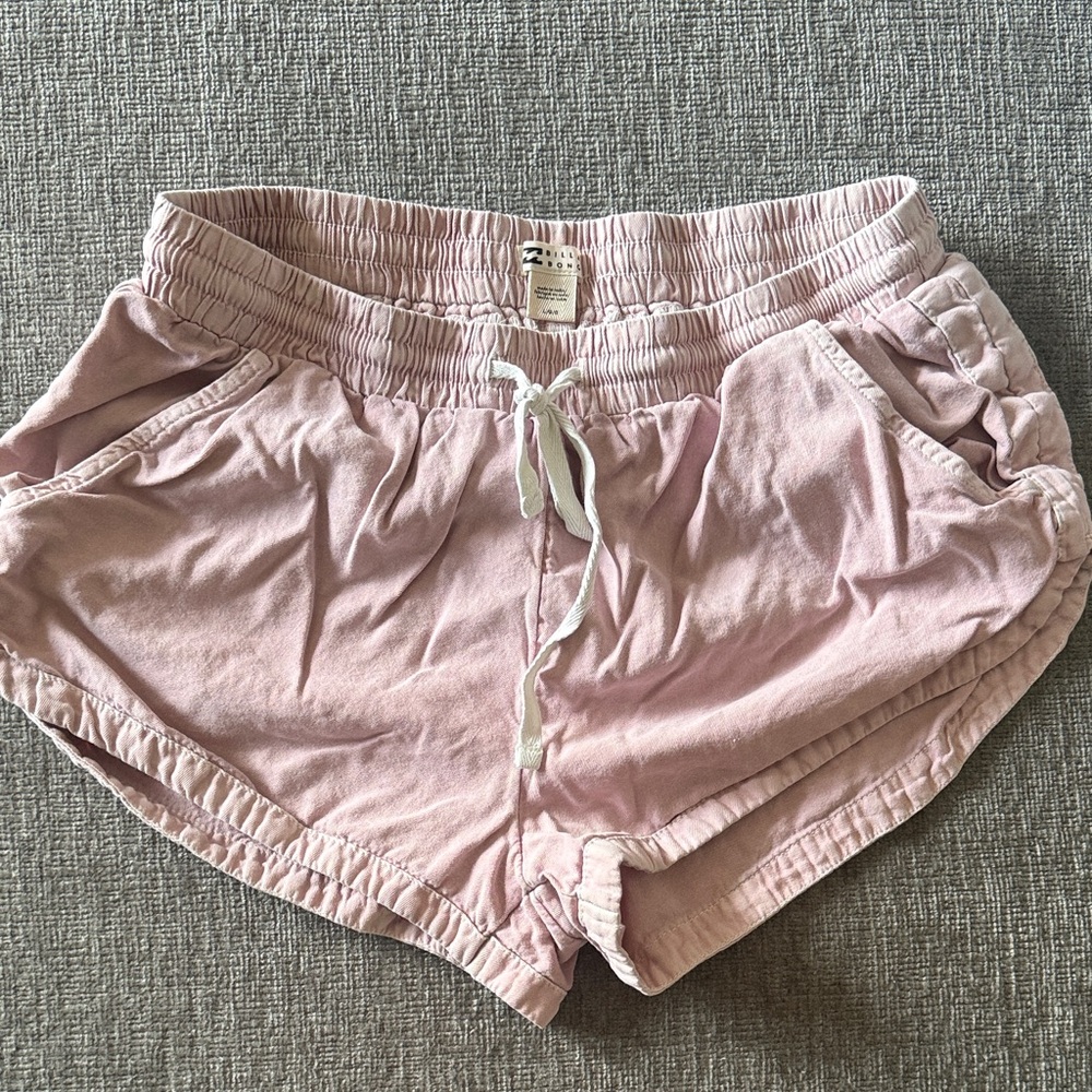 Billabong Light Pink Athletic Shorts